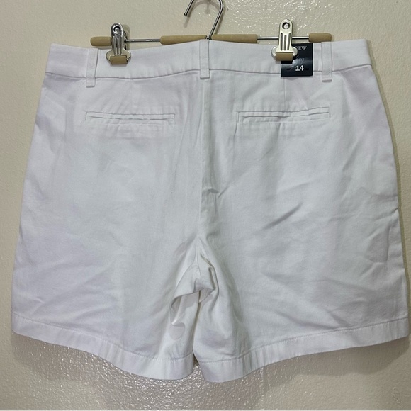 NWT J. Crew White Bermuda Shorts Classic Summer Style - Picture 5 of 10
